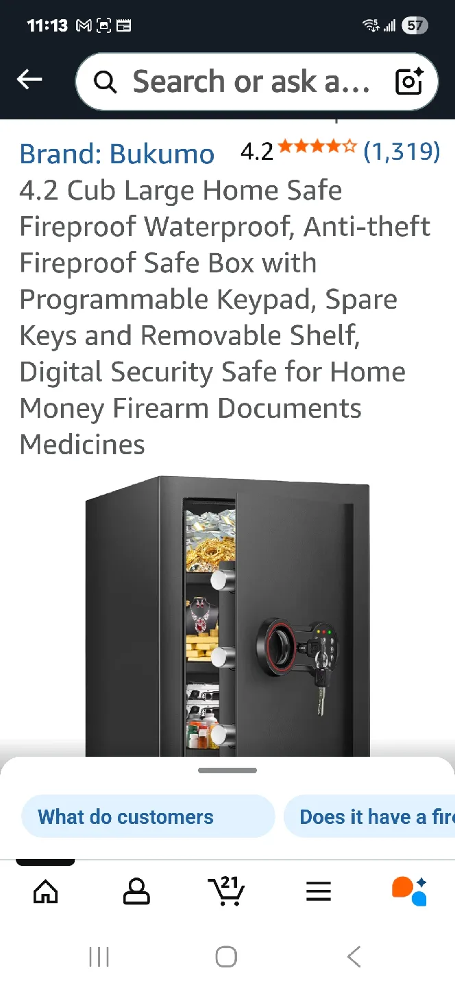 Black Digital Safe Bukumo image indicator(7)