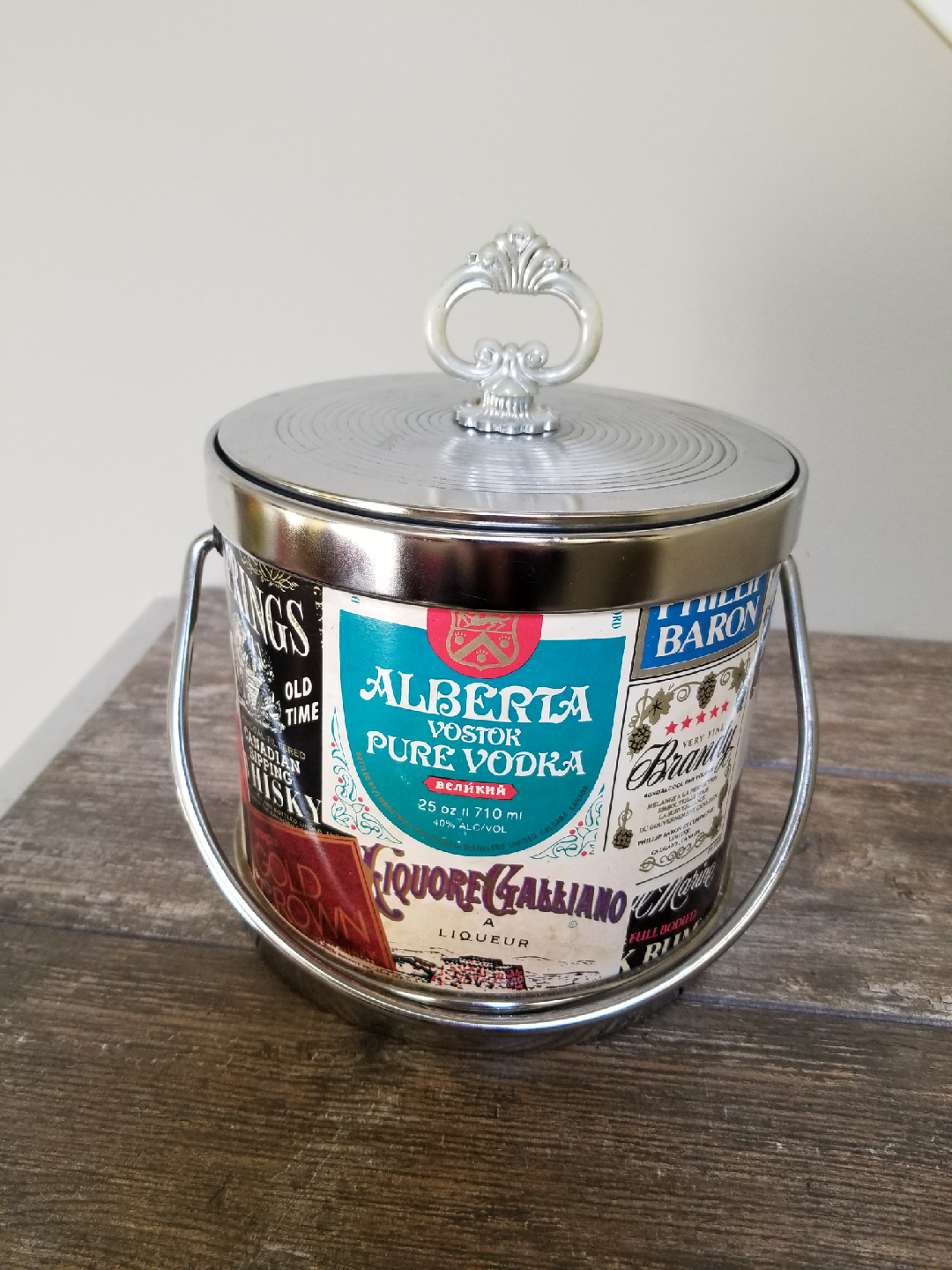 1970's upcycled ice bucket plant pot! - photo 2