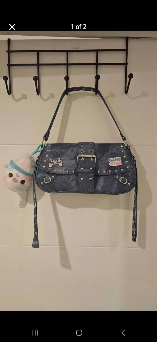Denim Y2K Shoulder Bag