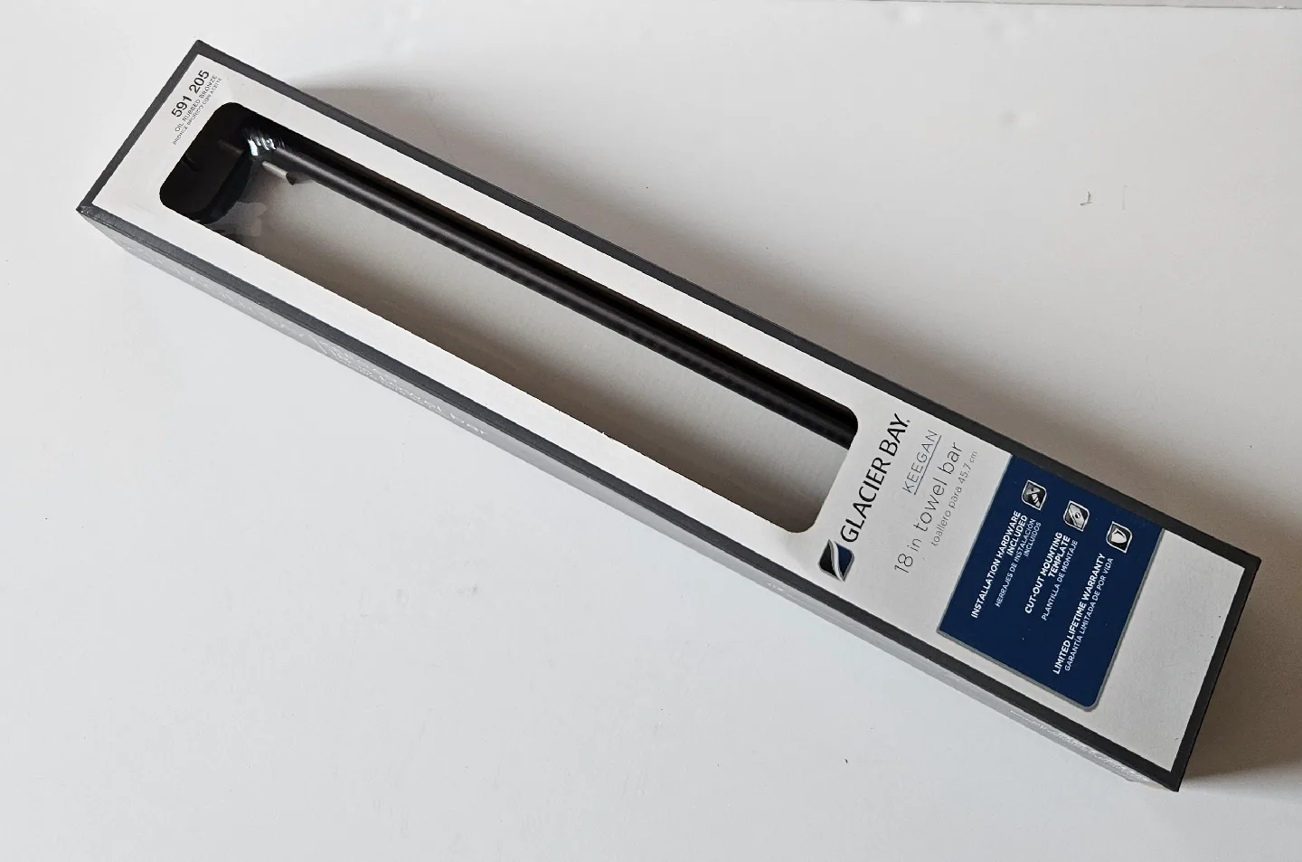 Glacier Bay Keegan 18-in Towel Bar - Oil Rubbed Bronze thumbnail