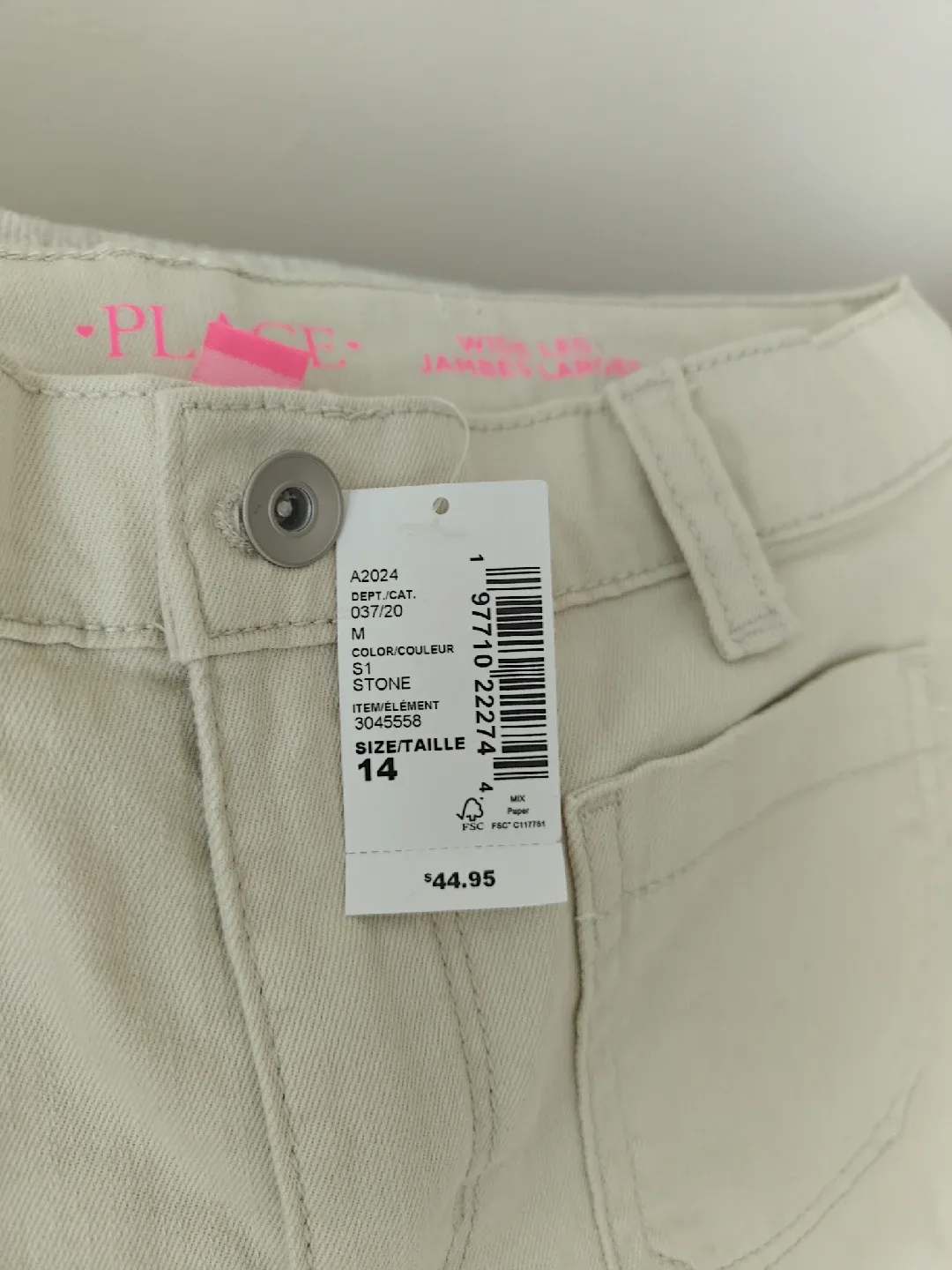 The Children's Place Stone Pants - Size 14 image indicator(2)