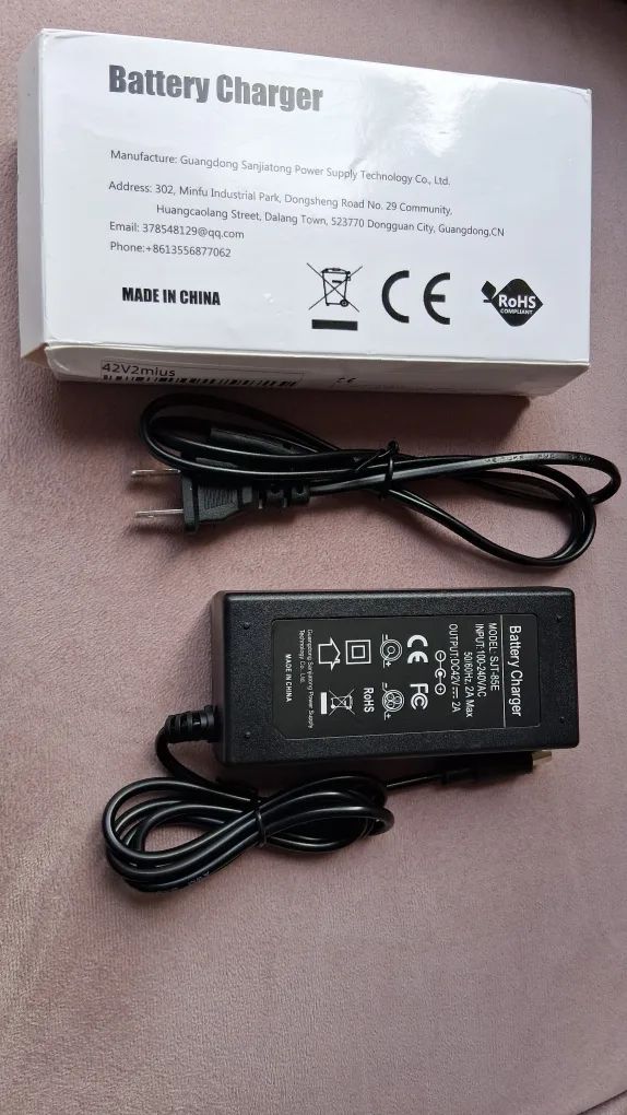 42V 2A Battery Charger for 36V Li-ion Battery thumbnail