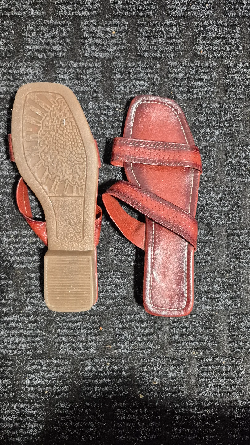 Brown Leather Sandals - Size 40 image indicator(5)