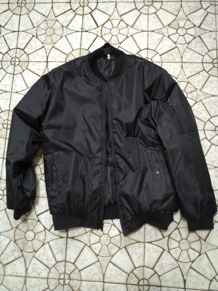 Truppa Black Bomber Jacket - Size XL