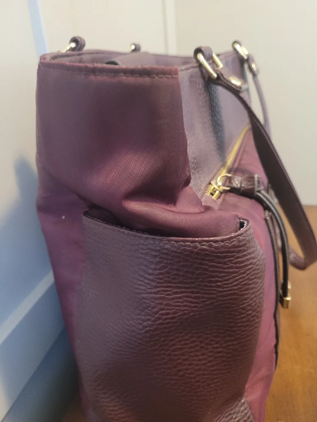 Purple Tote Bag image indicator(6)