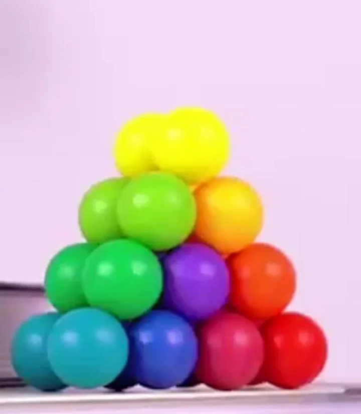 Aeleveate Playable Rainbow Sensory Balls image indicator(3)