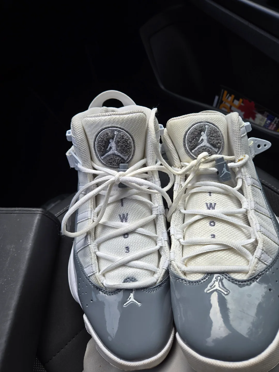 Air Jordan 6 Rings - White/Grey thumbnail