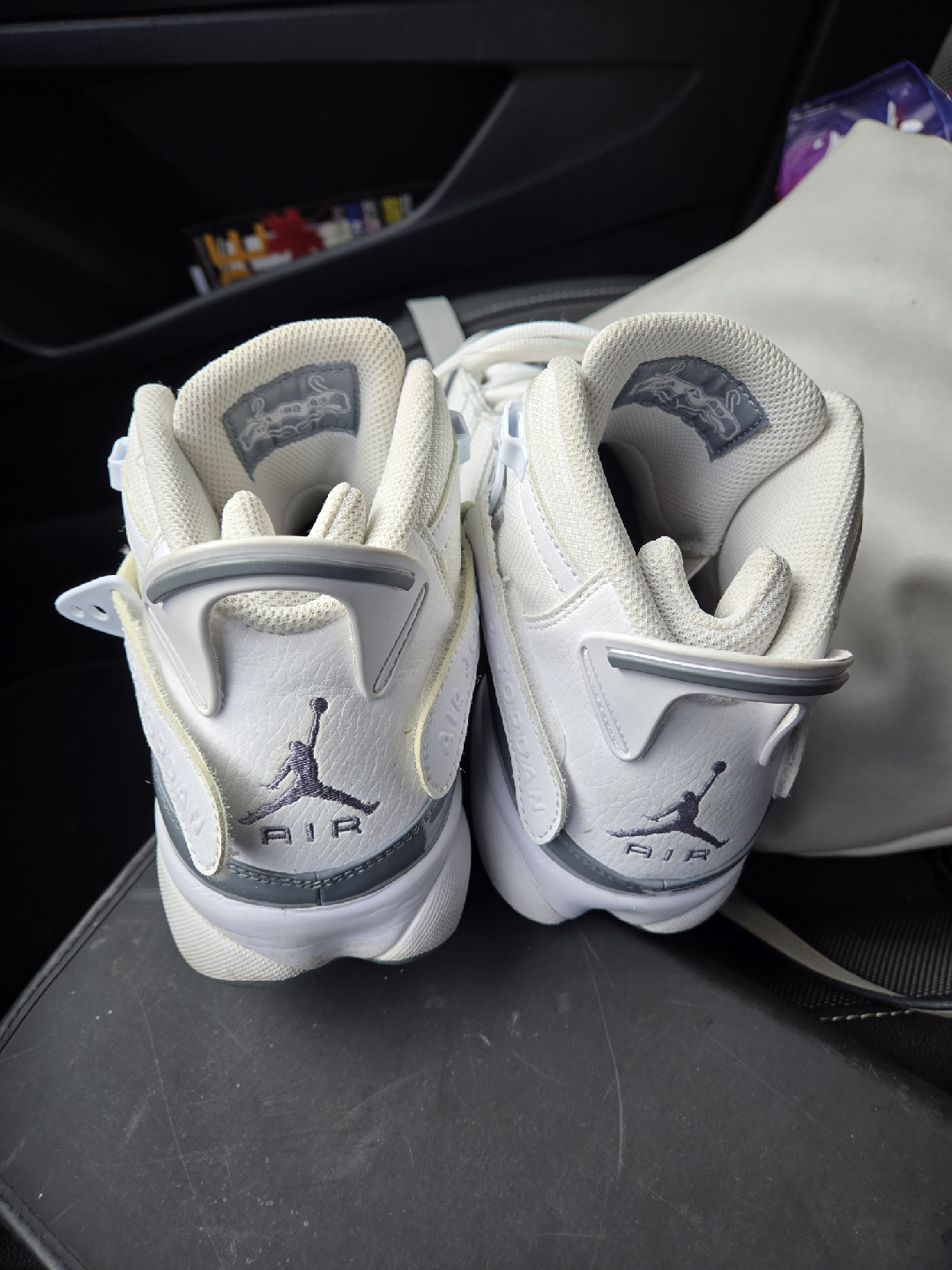 Air Jordan 6 Rings - White/Grey - photo 4