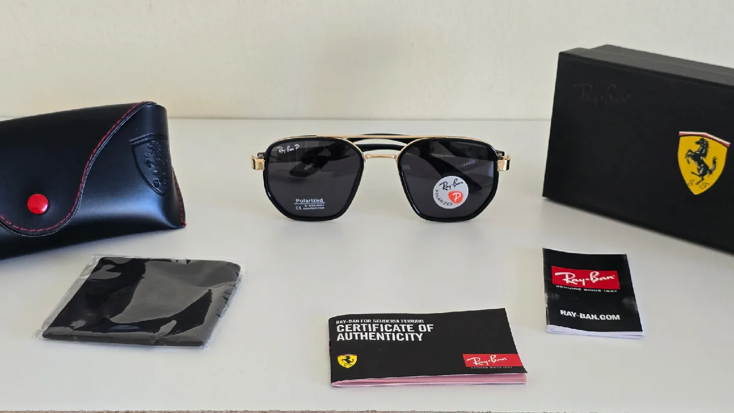 Ray-Ban Scuderia Ferrari Collection Sunglasses - Black thumbnail