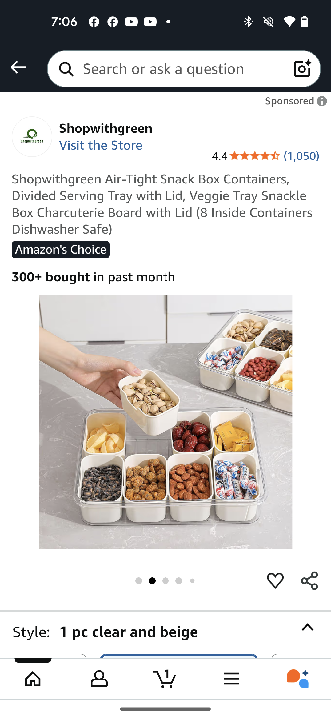 Shopwithgreen Air-Tight Snack Box Containers - photo 2