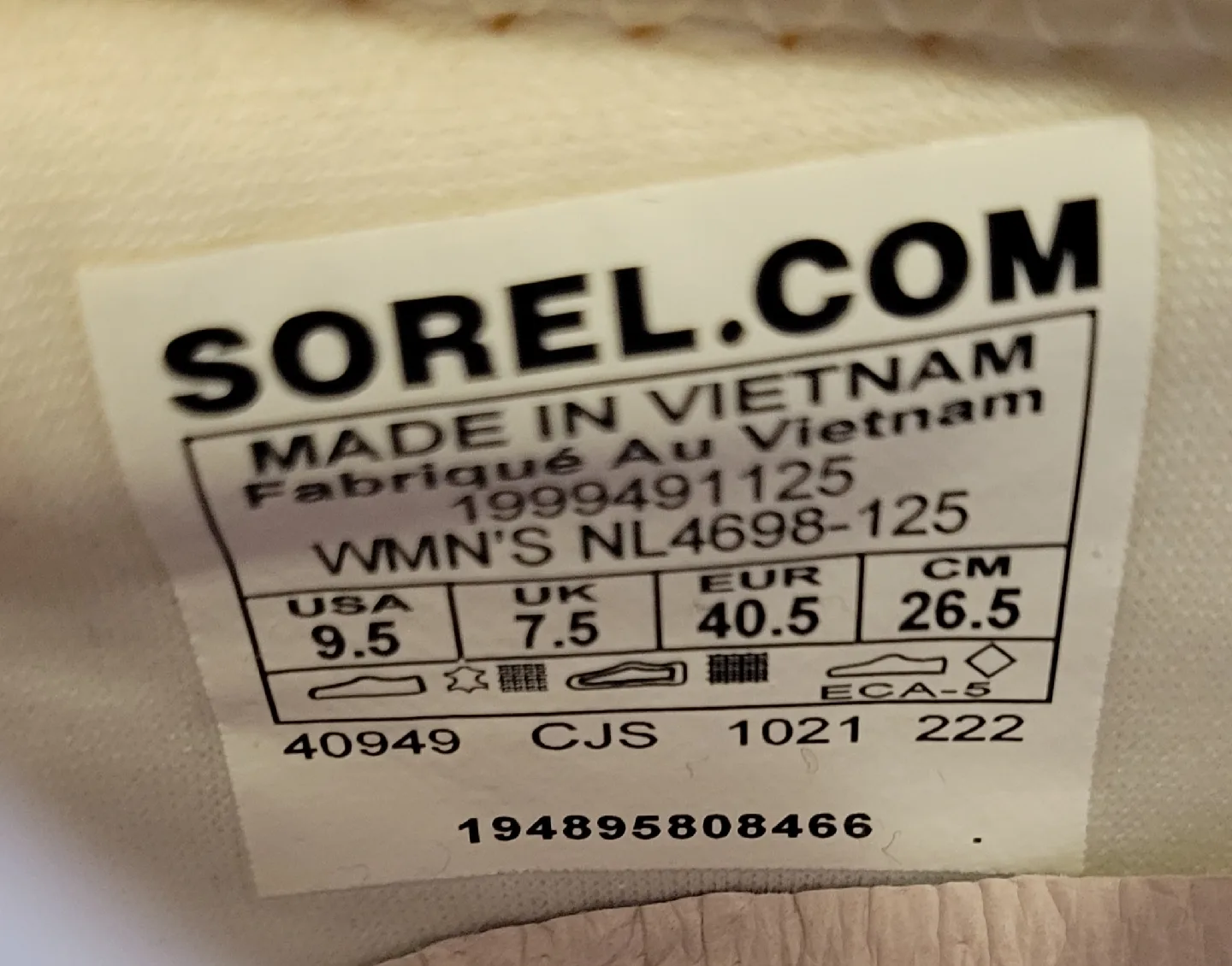 Sorel Women's Kinetic Impact Strap Sneakers Size 9.5 image indicator(6)