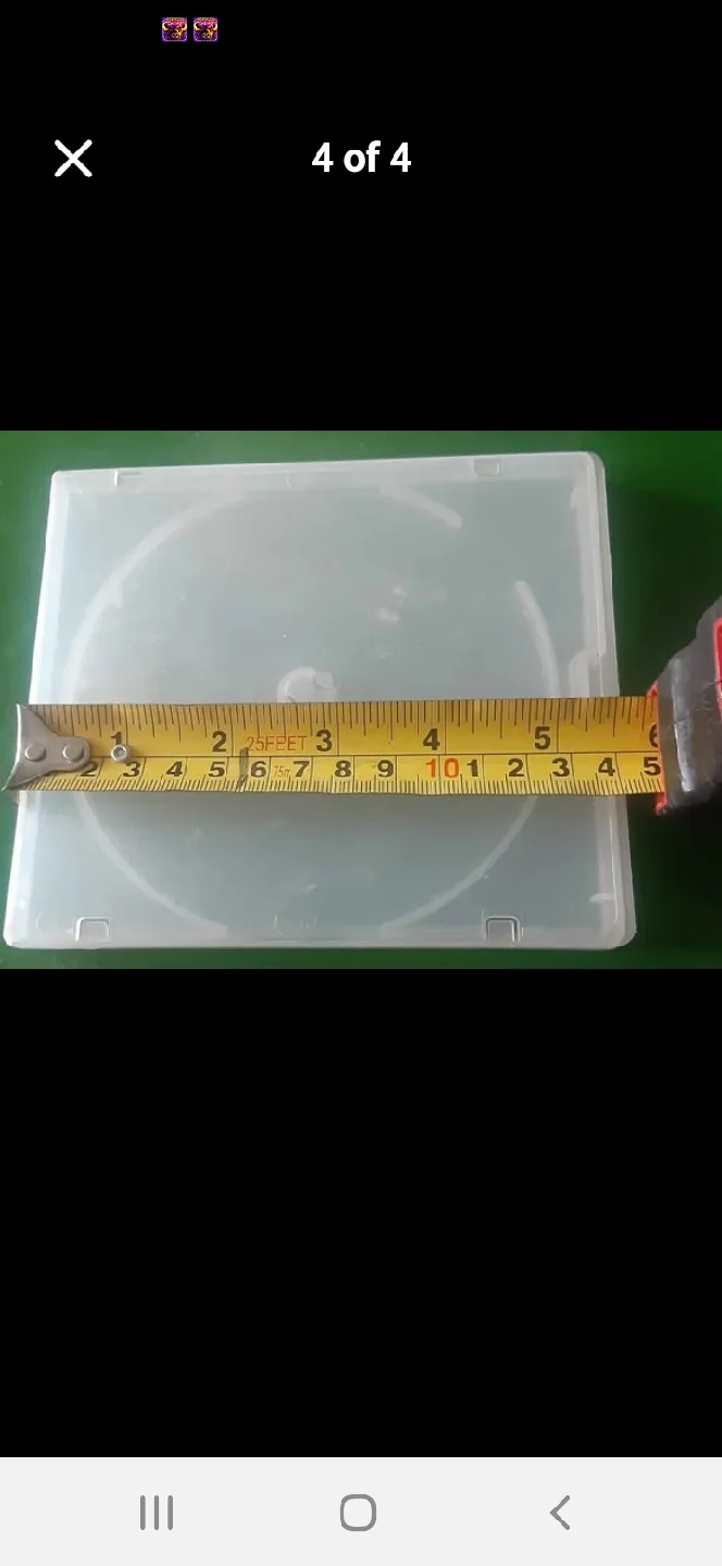 20 DVD/CD Plastic Holders 5 x 5-1/2" image indicator(4)