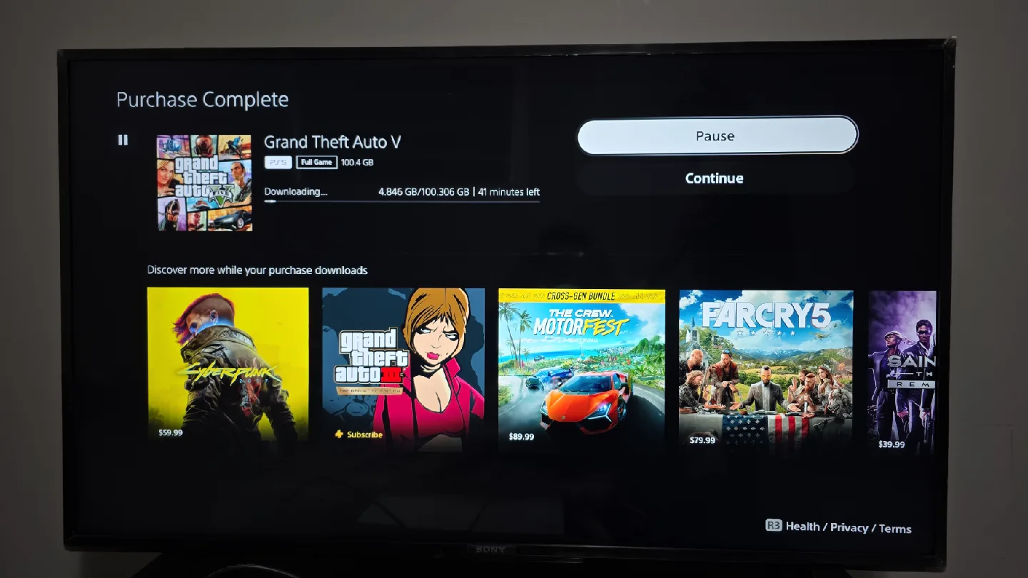 Sony 43" 4K UHD HDR LED Smart Google TV.