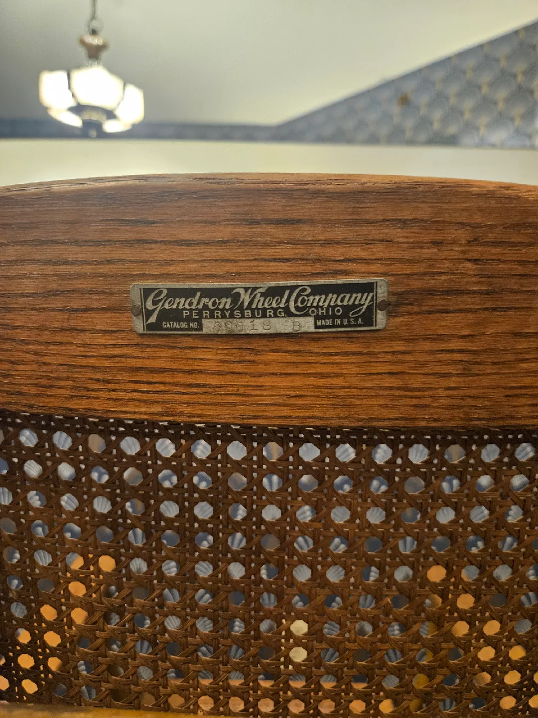 Vintage Wicker and Wood Wheelchair image indicator(10)