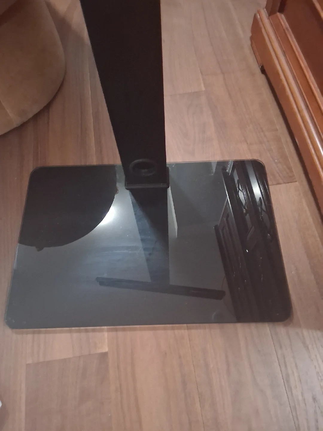 PERLESMITH Universal TV Stand - Black image indicator(2)