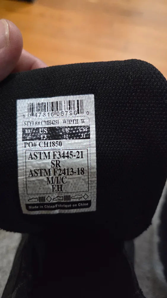 Carhartt Black Work Boots steel toe image indicator(6)