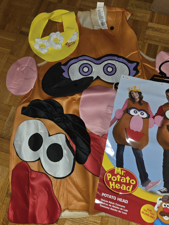 🥕🥕🥕🥕Mr. Potato Head Adult Costume XL (42-46)