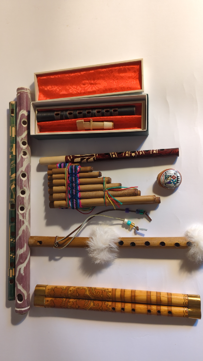 Collection of Wooden Flutes