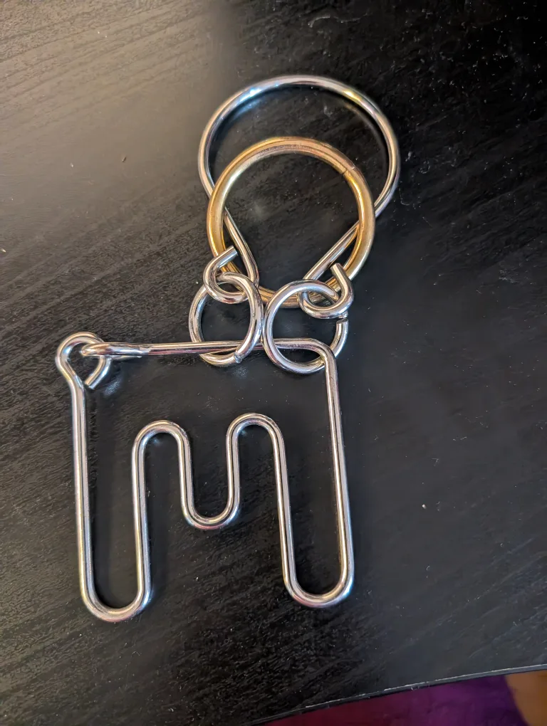 Silent E Metal Wire Puzzle🧡 image indicator(2)