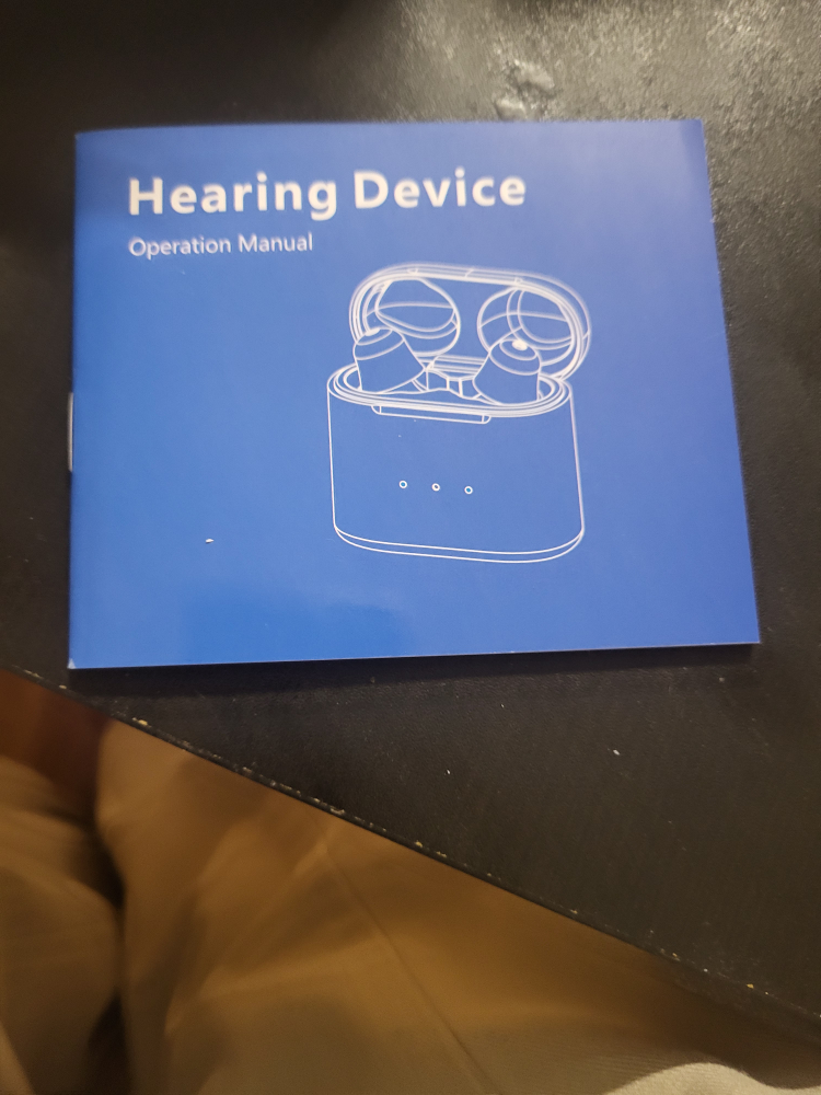 Hearing Device with Charger & Manual - photo 3