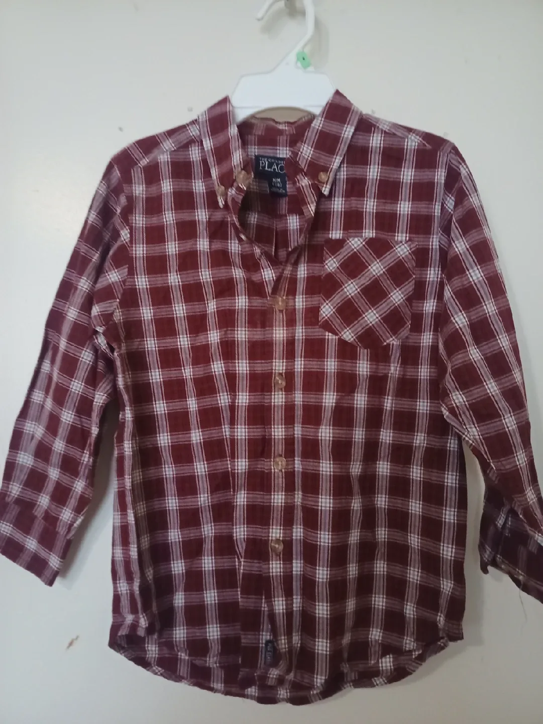 The Children's Place Plaid Shirt - Size M (7/8)