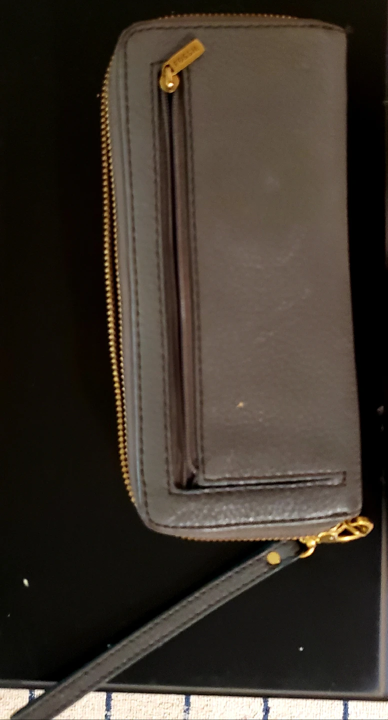 Fossil Grey Leather Wallet - photo 3