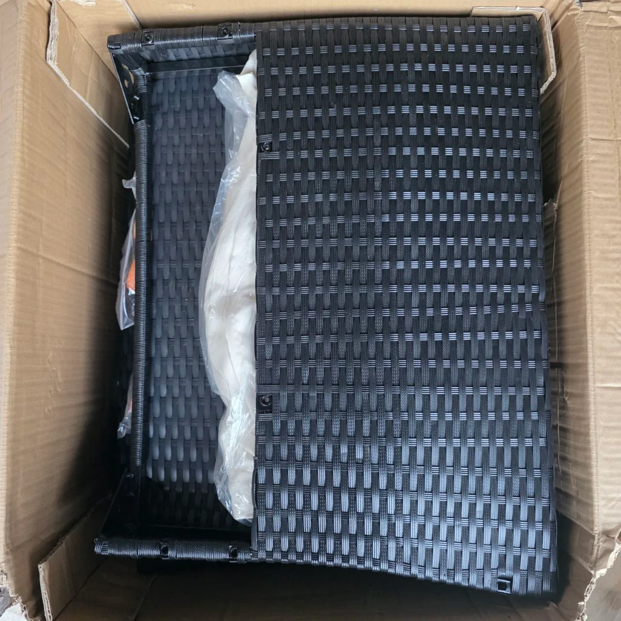 3PCS Patio Furniture Set White image indicator(4)