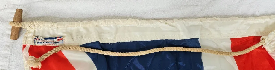 Vintage Patriot John Leckie Limited British Union Jack Flag image indicator(5)