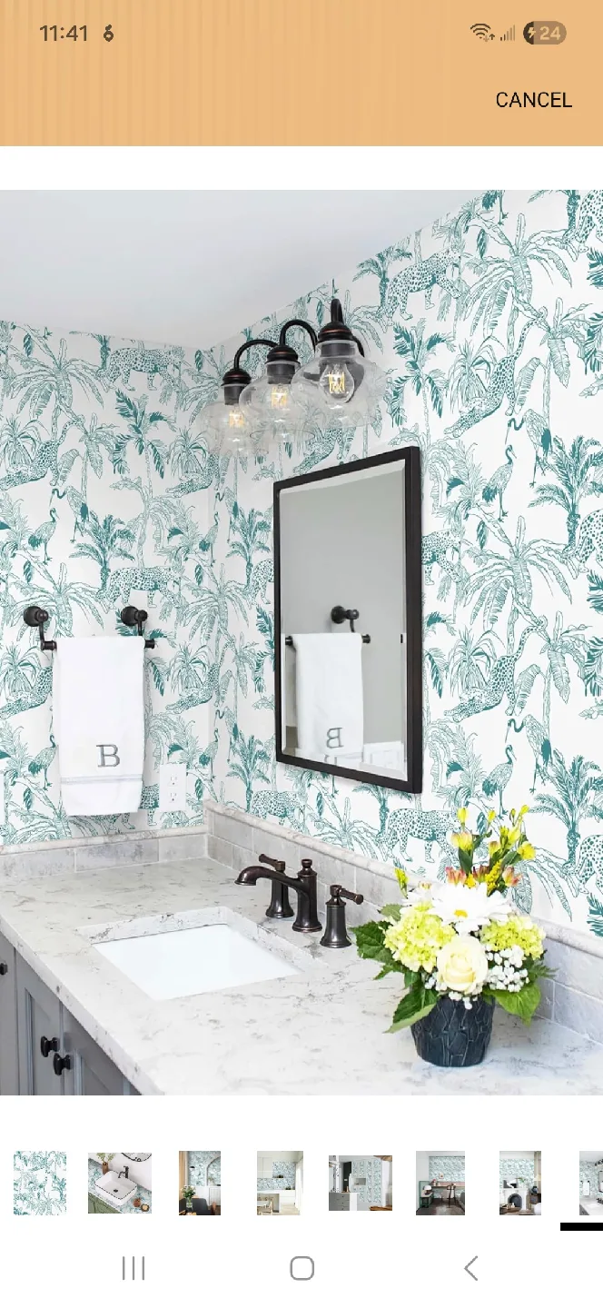 Jungle Animal Peel & Stick Wallpaper Set of 2 Rolls image indicator(5)