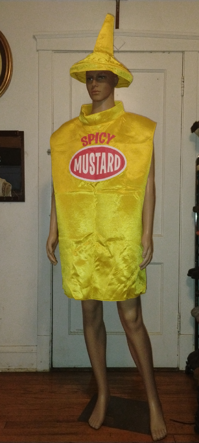 Adult Spicy Mustard Costume Size Standard Halloween