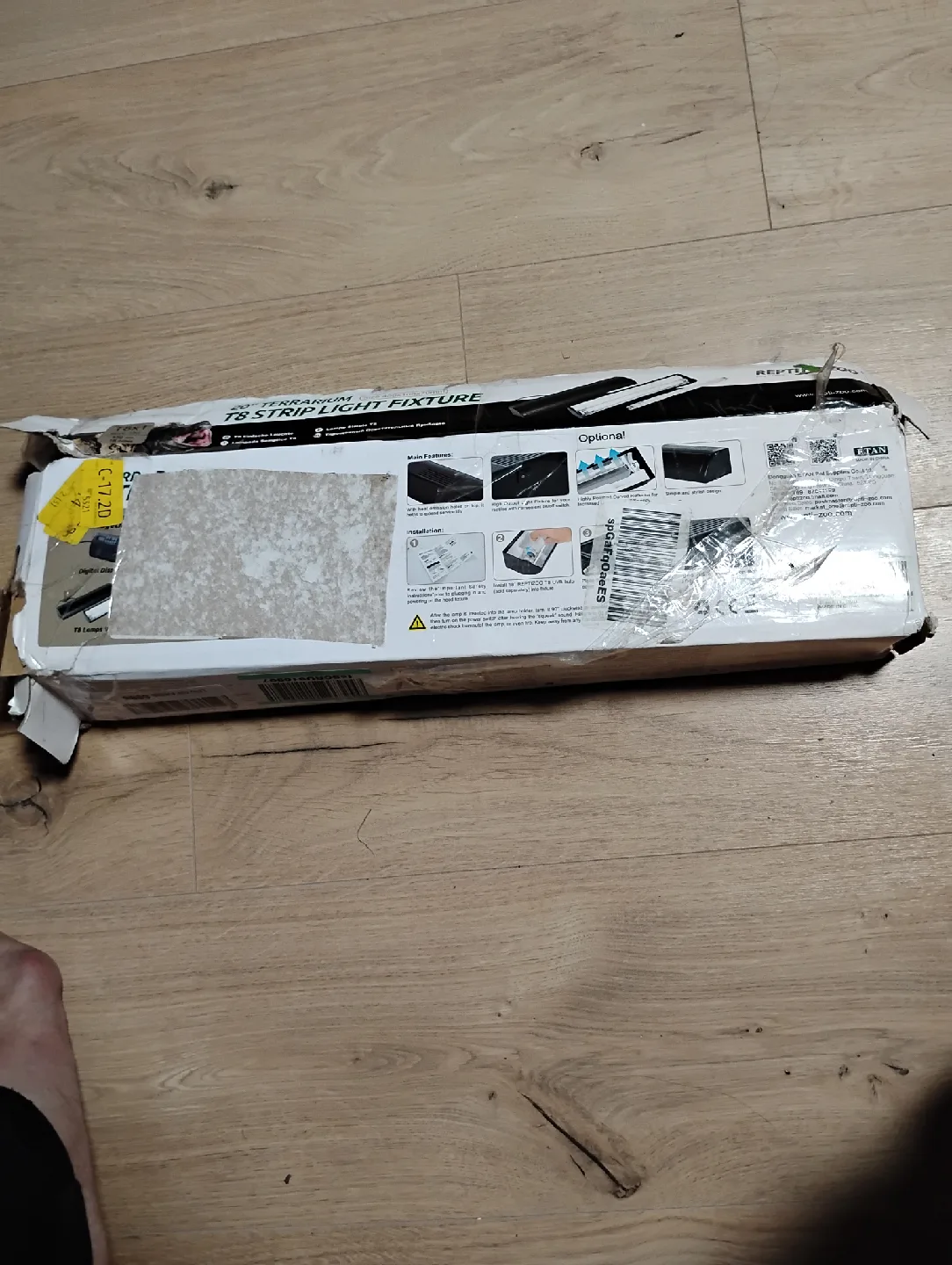 Repti-Zoo 20" Terrarium T8 Strip Light Fixture image indicator(7)