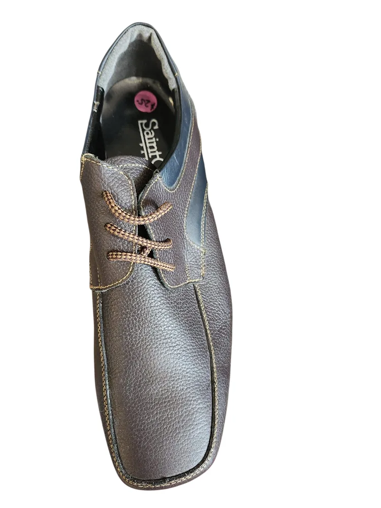 Saint Main Brown Leather Dress Shoes - Size 9.5 image indicator(2)
