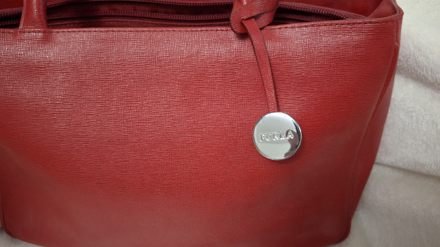 Furla Red Leather Tote Bag - photo 2
