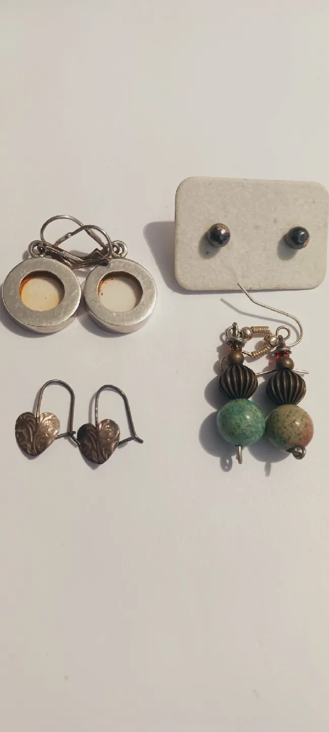 Vintage Sterling Silver 925 earrings.  $15 EACH thumbnail