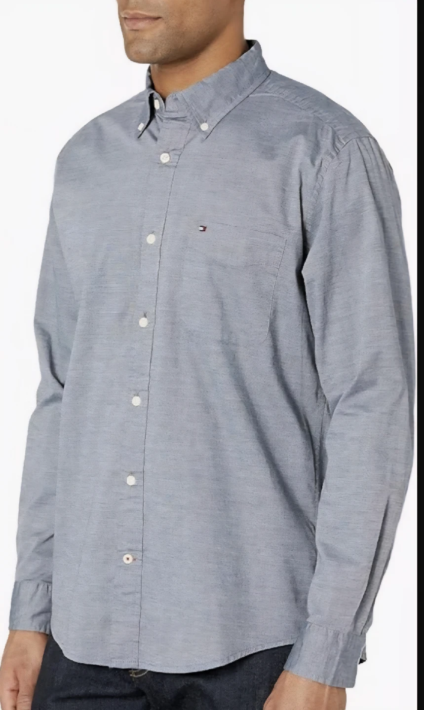 Tommy Hilfiger Button-Down Shirt - Light Blue XS - photo 2