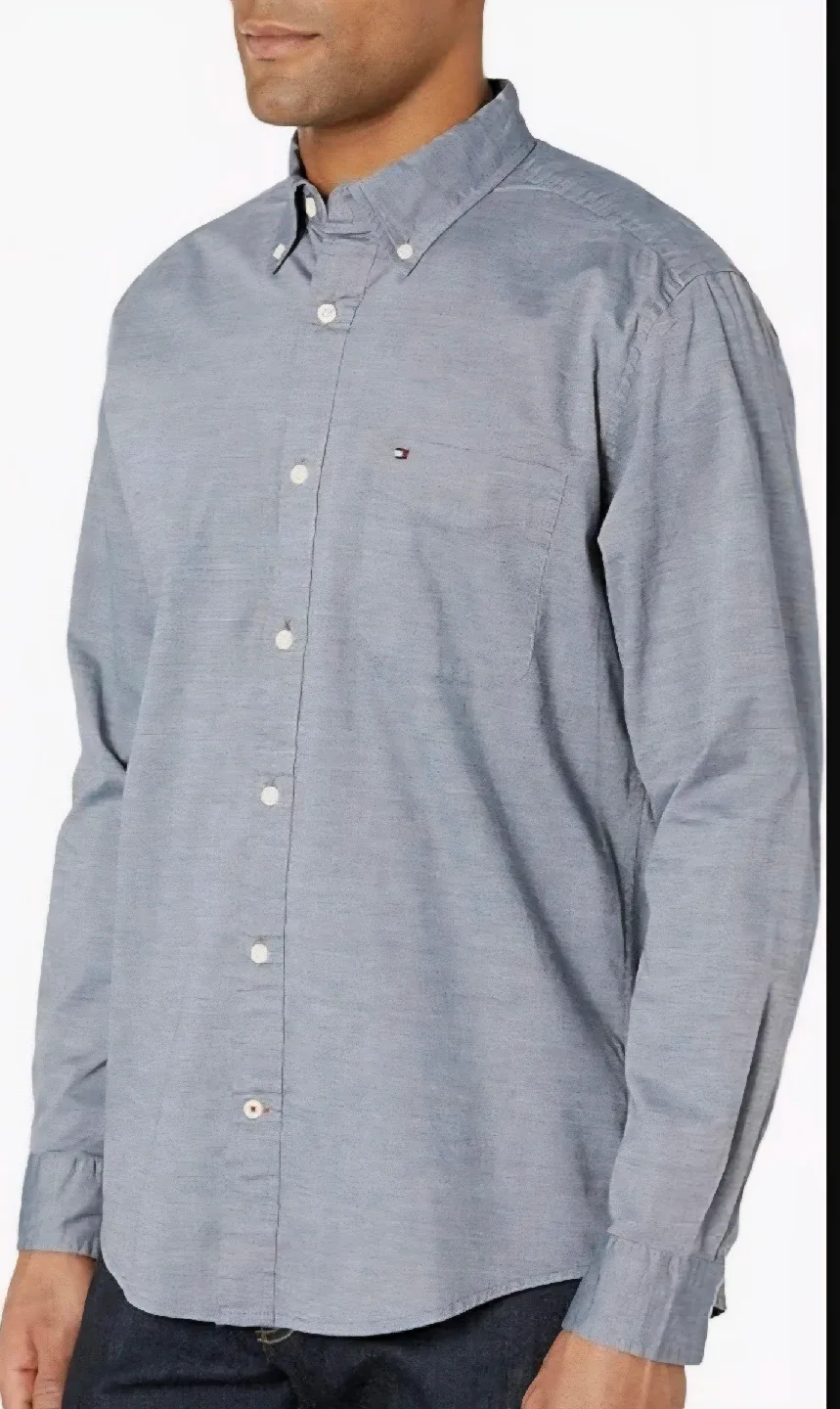 Tommy Hilfiger Button-Down Shirt - Light Blue XS image indicator(2)