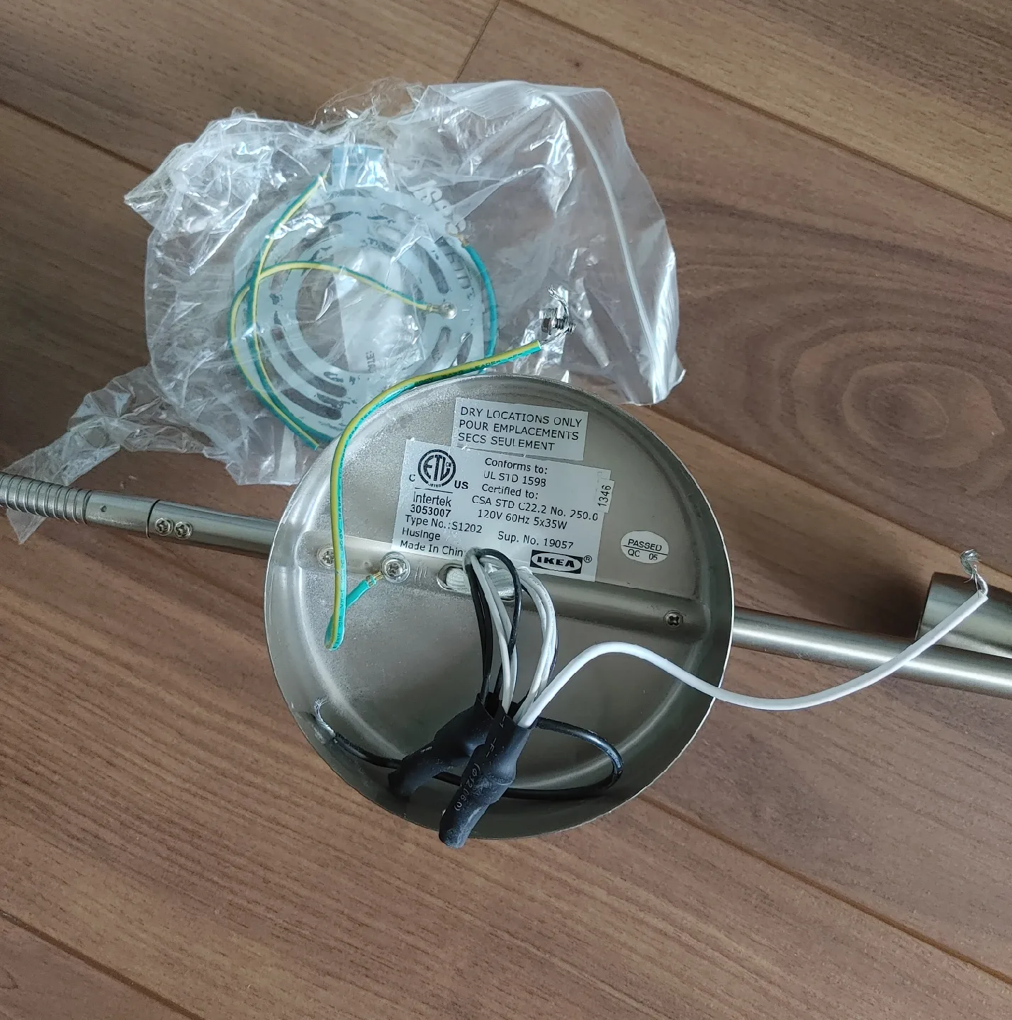 IKEA JL1D 1598 5-Light Ceiling Fixture image indicator(5)