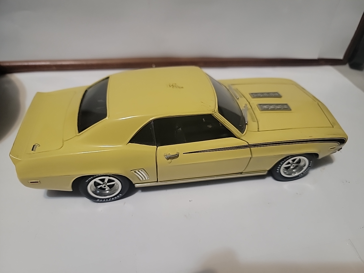 Yellow 1969 Camaro SS Diecast Model Car