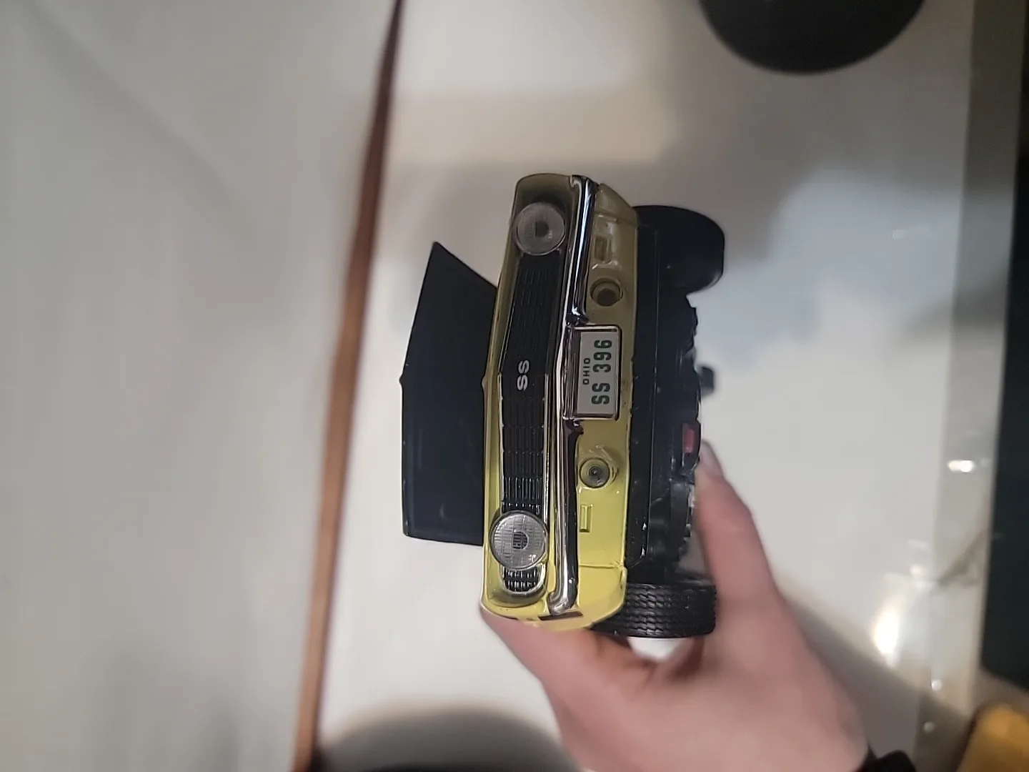 Yellow 1969 Camaro SS Diecast Model Car image indicator(5)