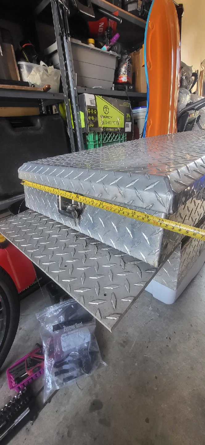 Delta Aluminum Truck Bed Tool Box - 68 inches image indicator(6)