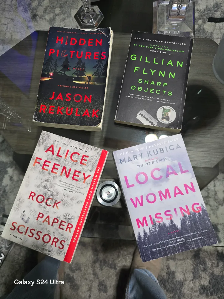 4 Thriller Novels: Hidden Pictures, Sharp Objects, More! thumbnail