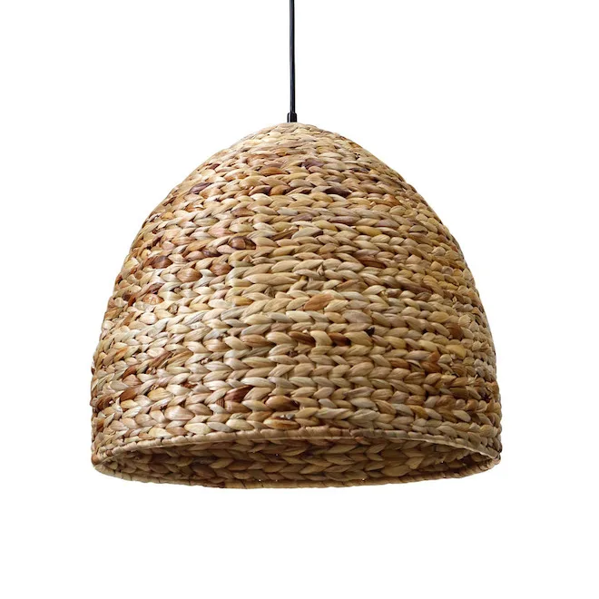 Woven Rattan Pendant Light image indicator(2)