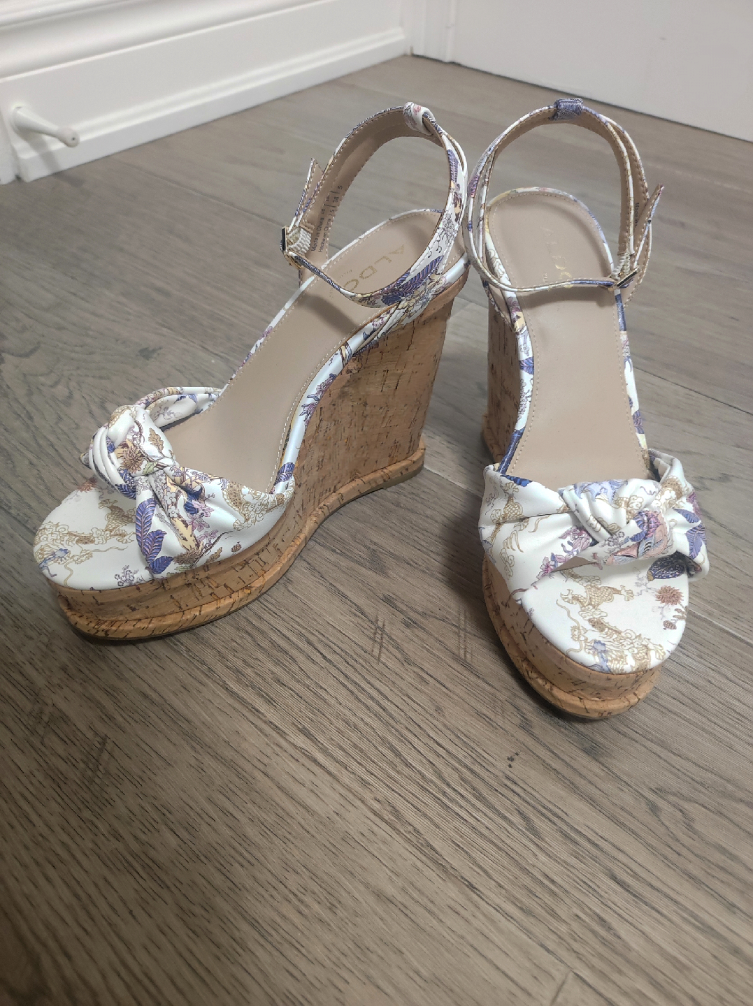 Aldo Floral Wedge Sandals - Size 7 - photo 2