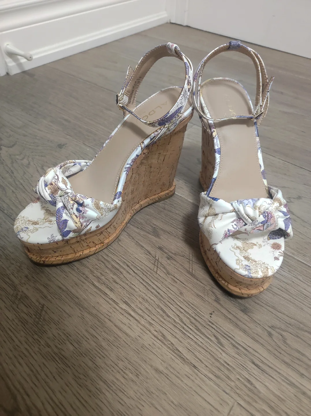 Aldo Floral Wedge Sandals - Size 7 image indicator(2)
