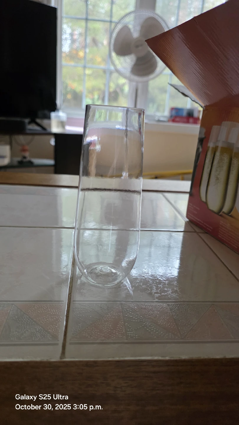 Stemless Champagne Flutes - 22 Pack - photo 3