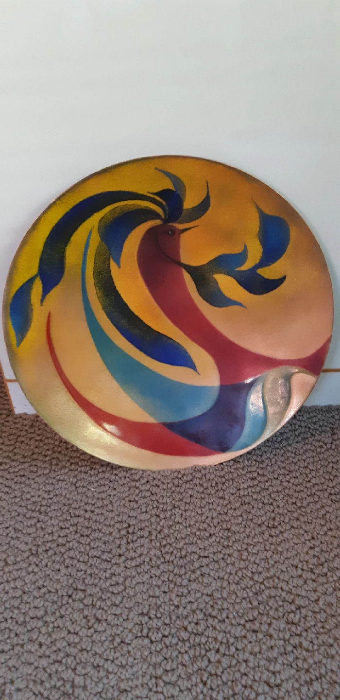 Decorative Plate by Canadian Artist (original artwork)
