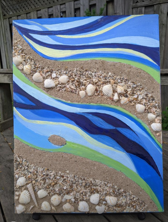Seashell and Sand Art
