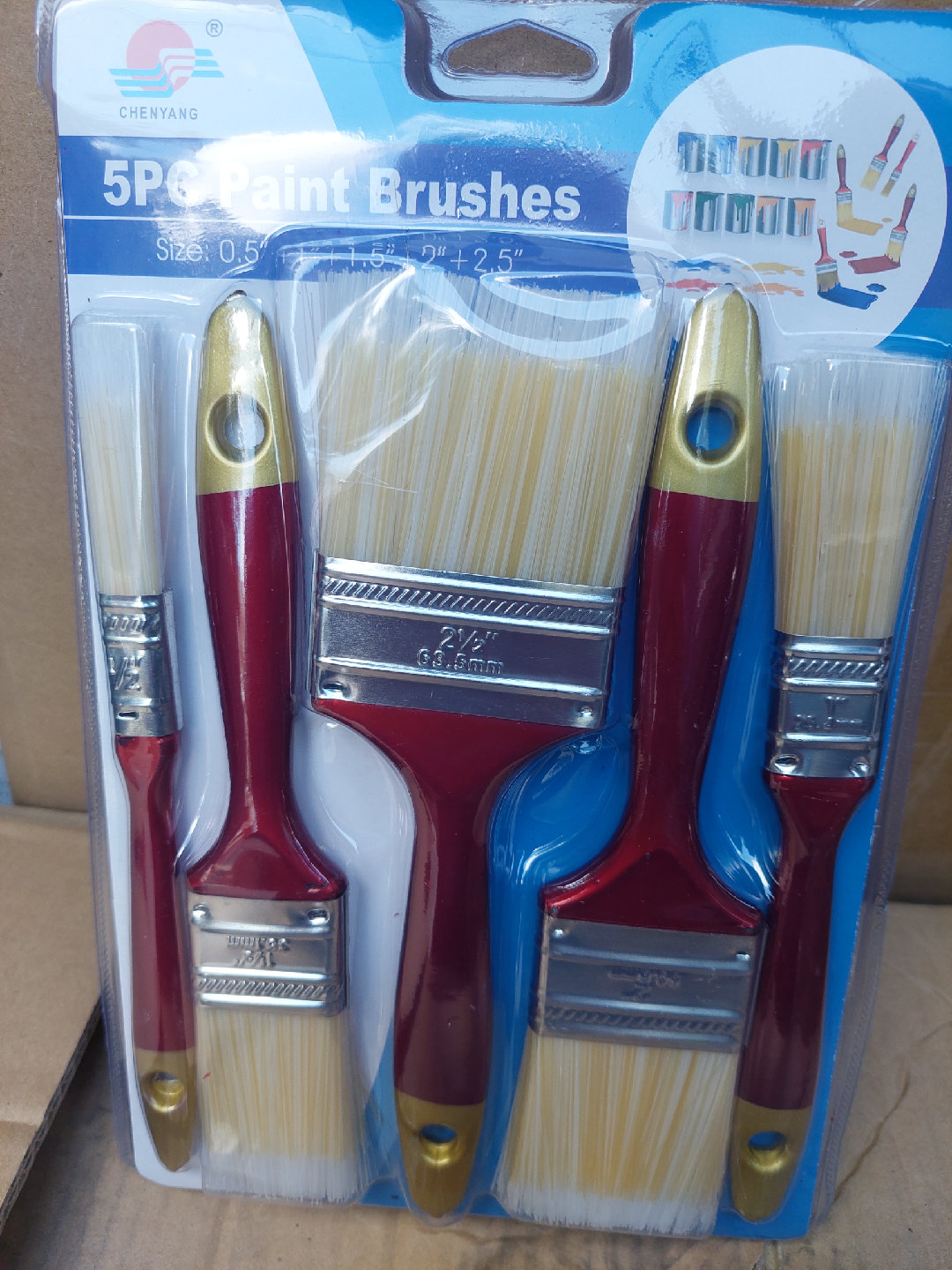 Chenyang 5PC Paint Brushes Set - photo 2