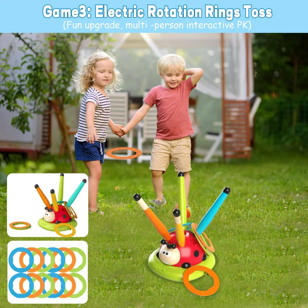 3-in-1 Musical Jump & Toss Rocket Launcher Toy image indicator(3)