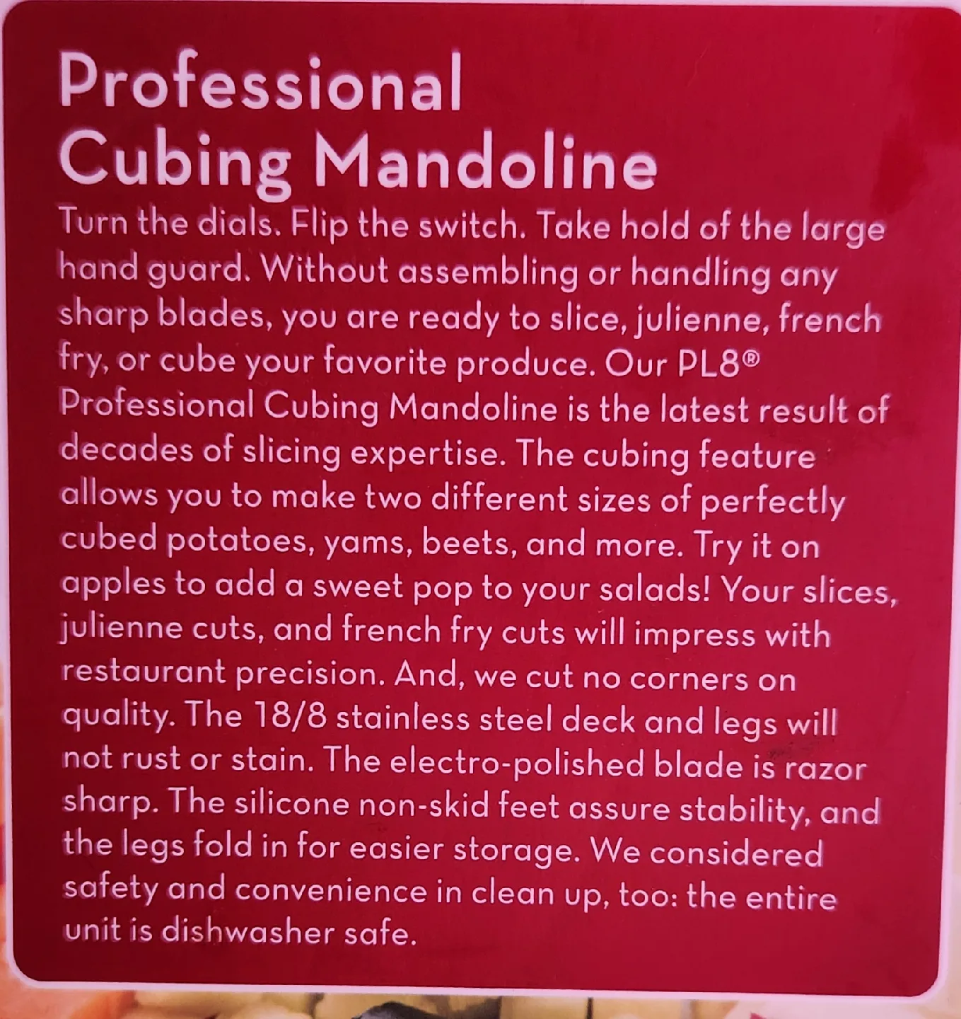 PL8 Professional Cubing Mandoline image indicator(3)